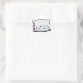 Happy Pillowスタンプ ラウンドシール (バッグ)