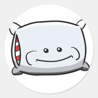 Happy Pillowスタンプ ラウンドシール