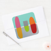 Happy Pillsスタンプ スクエアシール (封筒)