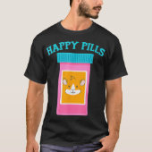 Happy Pills Medication Capsule Guinea Pig  Tシャツ (正面)