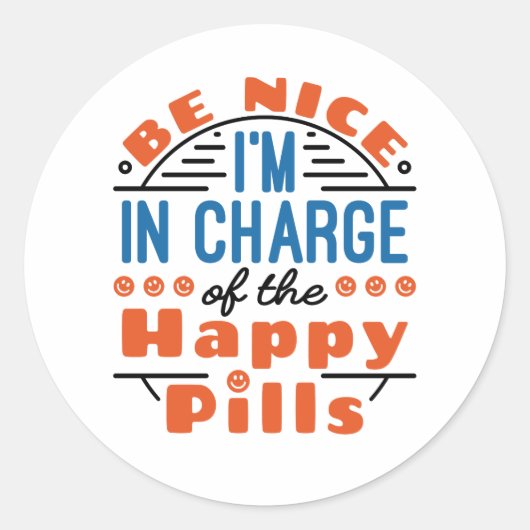 Happy Pills Pharmacyの担当はNice ラウンドシール (正面)
