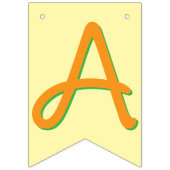 Happy Pineapple Bunting Banner for Birthday バンティングフラッグ (第3の旗)