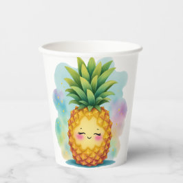 Happy Pineapple Paper Cups 紙コップ