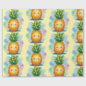 Happy Pineapple Wrapping Paper ラッピングペーパー (フラット)