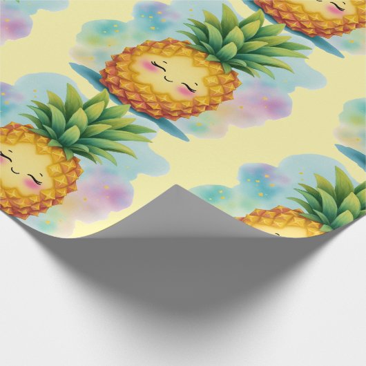 Happy Pineapple Wrapping Paper ラッピングペーパー (角)
