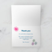 Happy Pink Elephantをありがとう サンキューカード (内部)