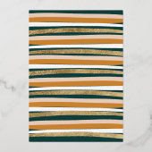 Happy Place モダン Snow Globeクリスマスフォト 箔シーズンカード (裏面)