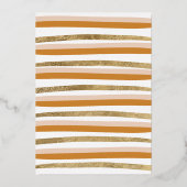 Happy Place モダン Snow Globeクリスマスフォト 箔シーズンカード (裏面)