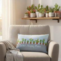 Happy Place Personalized Cactus Lover's Decorative