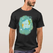 Happy Planet Happy Earth climate change Tシャツ (正面)