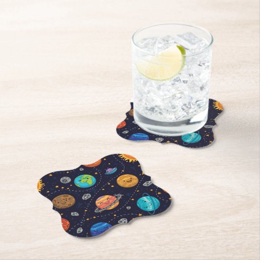 Happy Planetsコースター ペーパーコースター (インサイチュ)