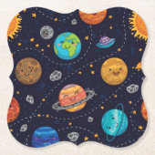 Happy Planetsコースター ペーパーコースター (正面)