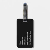 Happy Planetsラゲッジタグ ラゲッジタグ (裏面縦)