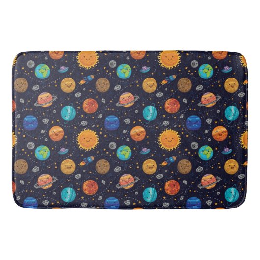 Happy Planets Bus Mat バスマット (正面)