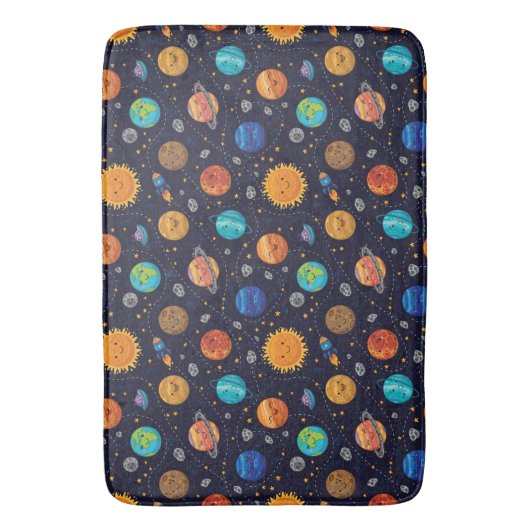 Happy Planets Bus Mat バスマット (正面縦)