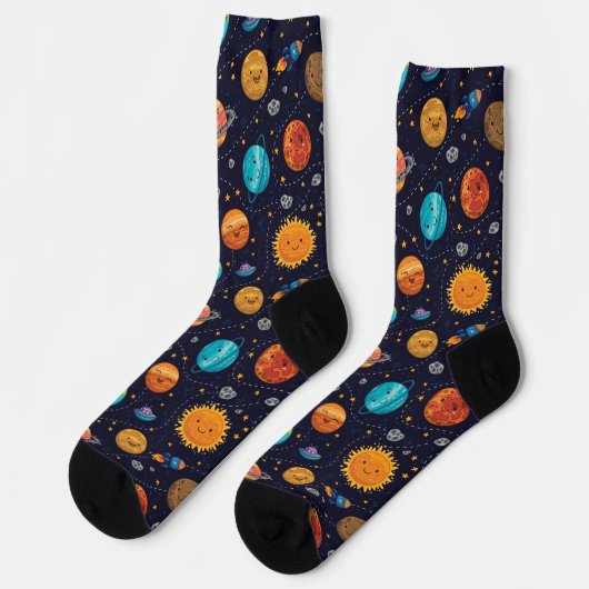 Happy Planets Socks #2 ソックス (左)