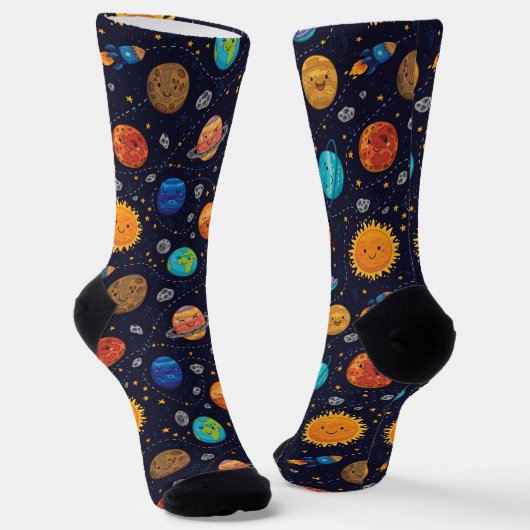 Happy Planets Socks #2 ソックス (傾斜あり)