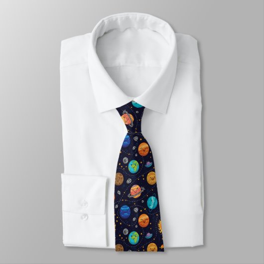 Happy Planets Tie ネクタイ (タイ)