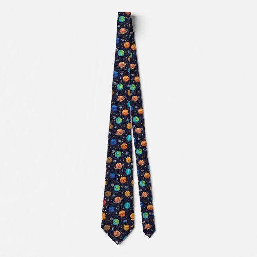 Happy Planets Tie ネクタイ (正面)