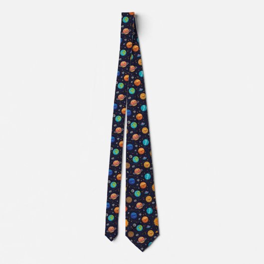 Happy Planets Tie ネクタイ (裏面)