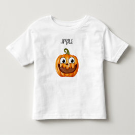 Happy polka dots pumpkin thanksgiving トドラーTシャツ