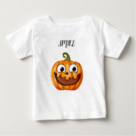 Happy polka dots pumpkin thanksgiving ベビーTシャツ