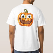 Happy polka dots pumpkin thanksgiving tシャツ (裏面)