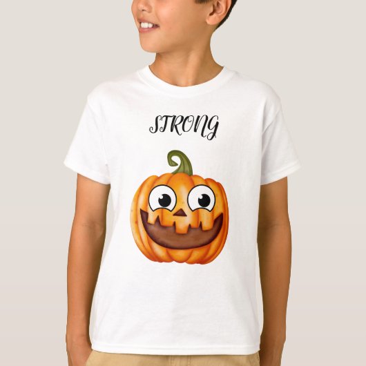 Happy polka dots pumpkin thanksgiving tシャツ (正面)