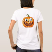Happy polka dots pumpkin thanksgiving tシャツ (裏面)
