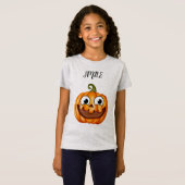 Happy polka dots pumpkin thanksgiving tシャツ (正面フル)