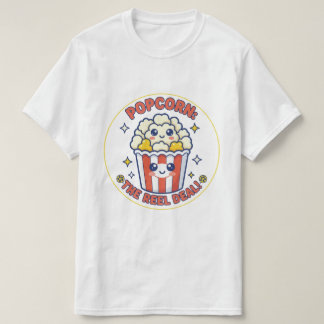 Happy Popcorn Movie Lover Graphic Tシャツ