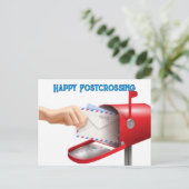 Happy Postcrossing ポストカード (スタンド正面)