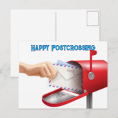 Happy Postcrossing ポストカード (正面/裏面)