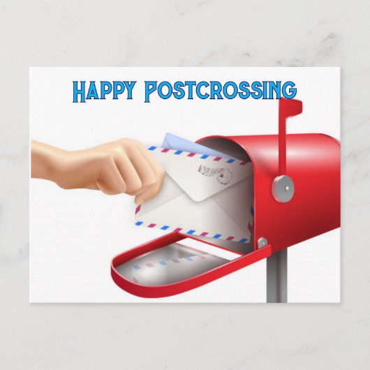 Happy Postcrossing ポストカード (正面)