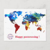 Happy postcrossing! ポストカード (正面)