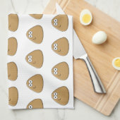 Happy Pou - Kitchen Towel キッチンタオル (四つ折り)