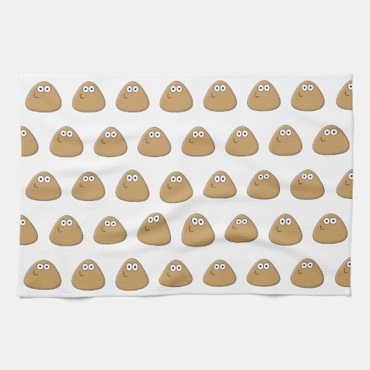 Happy Pou - Kitchen Towel キッチンタオル (横)