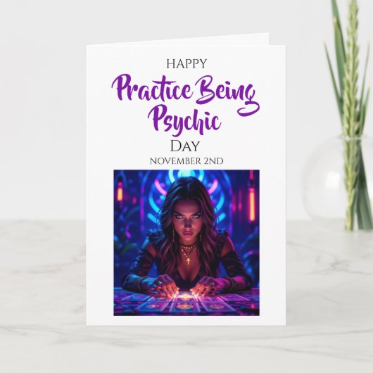 Happy Practice being Psychic Day! Nov 2nd カード (正面)