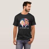 Happy President s Day Washington Lincoln Costume O Tシャツ (正面フル)