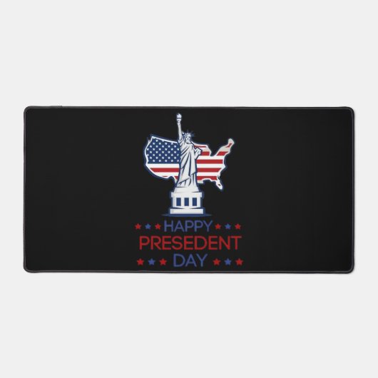 Happy presidents day 2026 Classic デスクマット (正面)