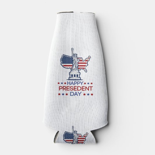 Happy presidents day 2026 Classic ボトルクーラー (正面)