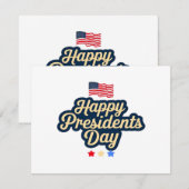 Happy Presidents Day Classic エンクロージャーカード (正面/裏面)