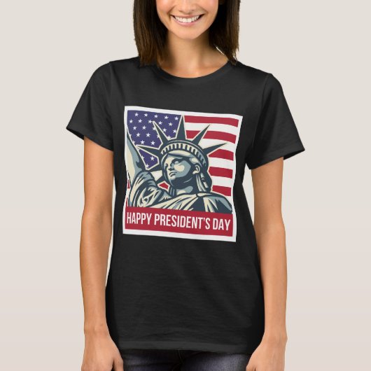 Happy President's Day Tシャツ (正面)