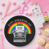 Happy Publication Day パーソナライズされた LBGTQ ペーパープレート (パーティー)
