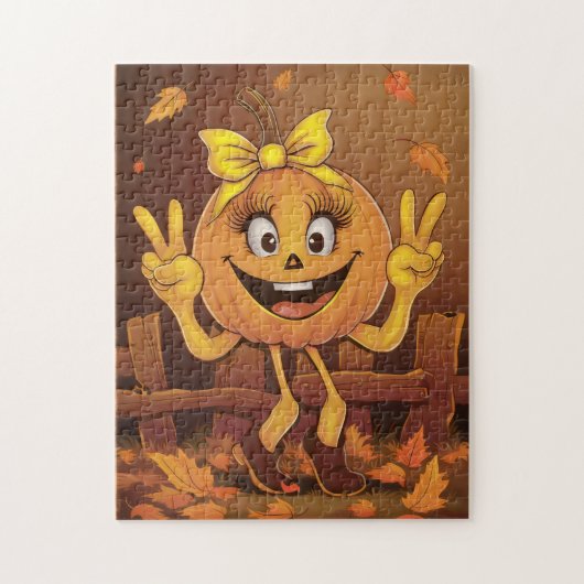 Happy pumpkin. ジグソーパズル (縦)