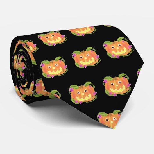 Happy Pumpkin  ネクタイ (ロール)
