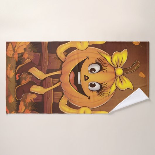 Happy pumpkin. バスタオル (バスタオル)