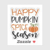 Happy Pumpkin Spice Season シール (シート)