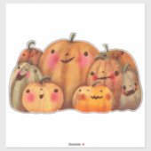 Happy Pumpkins – かわいいハロウィーン シール (シート)