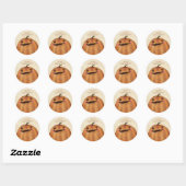 Happy Pumpkins – かわいいハロウィーン ラウンドシール (シート)